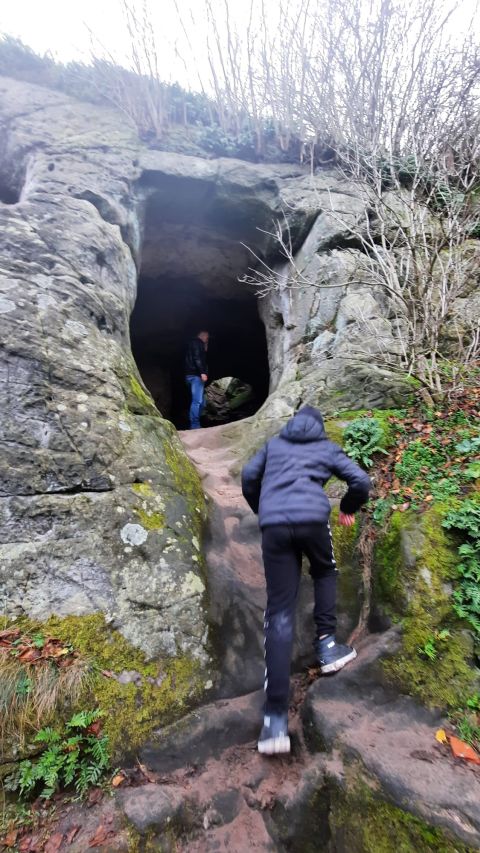 Höhlenwohnungen in Langenstein bei der Altenburg